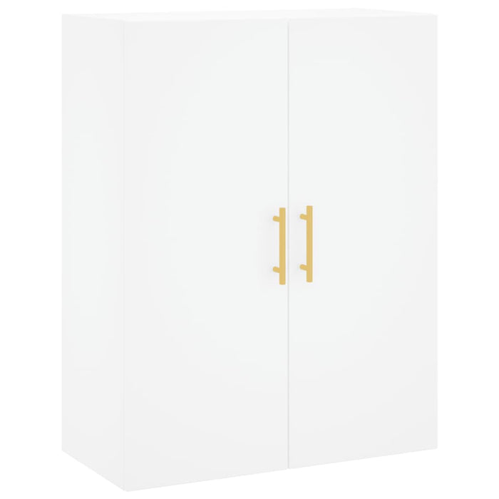 Credenza Bianca 69,5x34x180 cm in Legno Multistrato 3196059