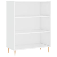 Credenza Bianco Lucido 69,5x34x180 cm in Legno Multistrato 3196061