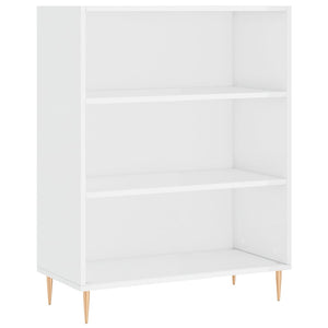 Credenza Bianco Lucido 69,5x34x180 cm in Legno Multistrato 3196061