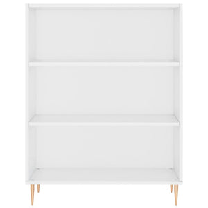Credenza Bianco Lucido 69,5x34x180 cm in Legno Multistrato 3196061