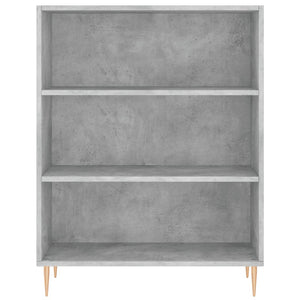 Credenza cassettiera mobile contenitore organizer cucina soggiorno salotto alto 695 x 34 x 180 cm legno ingegnerizzato grigio 02_0034611