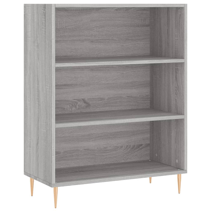 Credenza Grigio Sonoma 69,5x34x180 cm in Legno Multistrato 3196065