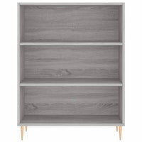 Credenza Grigio Sonoma 69,5x34x180 cm in Legno Multistrato 3196065