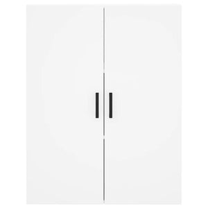 Credenza Bianca 69,5x34x180 cm in Legno Multistrato 3196067