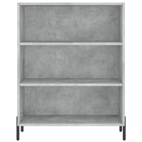Credenza cassettiera mobile contenitore organizer cucina soggiorno salotto alto 695 x 34 x 180 cm legno ingegnerizzato grigio 02_0034559