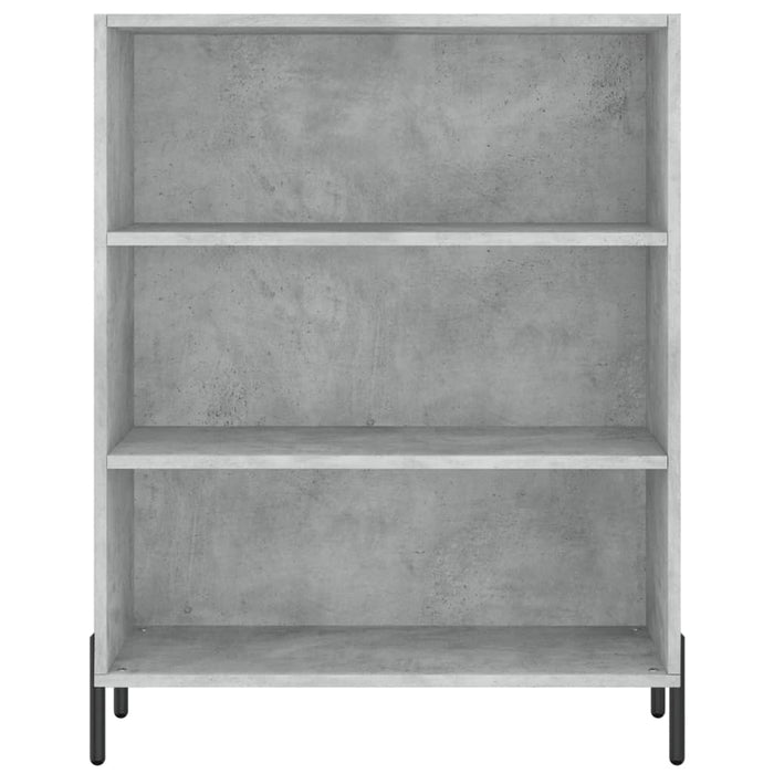 Credenza cassettiera mobile contenitore organizer cucina soggiorno salotto alto 695 x 34 x 180 cm legno ingegnerizzato grigio 02_0034559