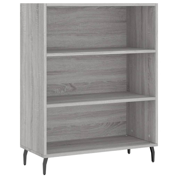 Credenza Grigio Sonoma 69,5x34x180 cm in Legno Multistrato 3196089