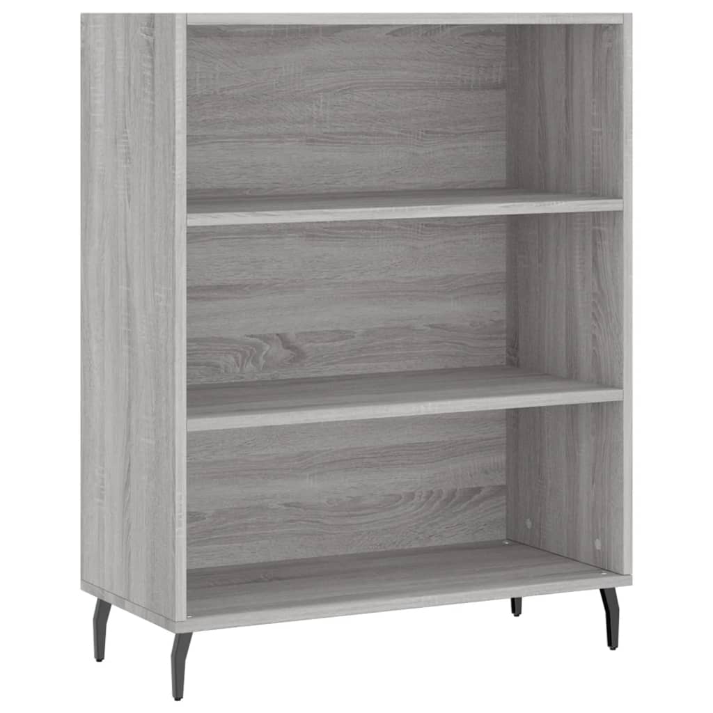 Credenza Grigio Sonoma 69,5x34x180 cm in Legno Multistrato 3196089