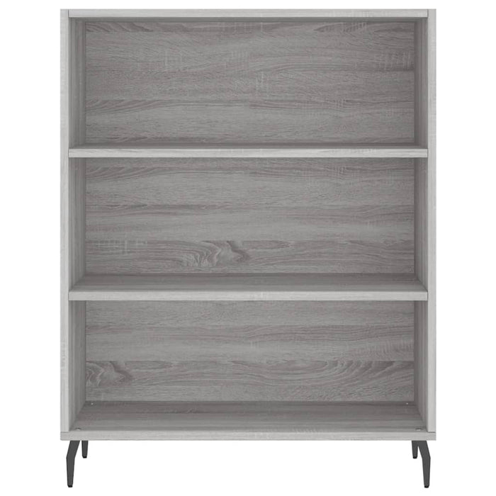 Credenza Grigio Sonoma 69,5x34x180 cm in Legno Multistrato 3196089