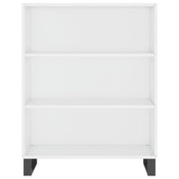 Credenza Bianco Lucido 69,5x34x180 cm in Legno Multistrato 3196093