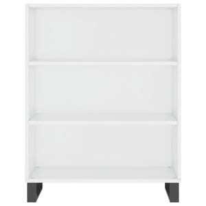 Credenza Bianco Lucido 69,5x34x180 cm in Legno Multistrato 3196093