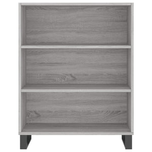 Credenza Grigio Sonoma 69,5x34x180 cm in Legno Multistrato 3196097