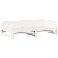 Letto Giorno Estraibile Bianco 203,5 x 184 x 56,5 cm 834679