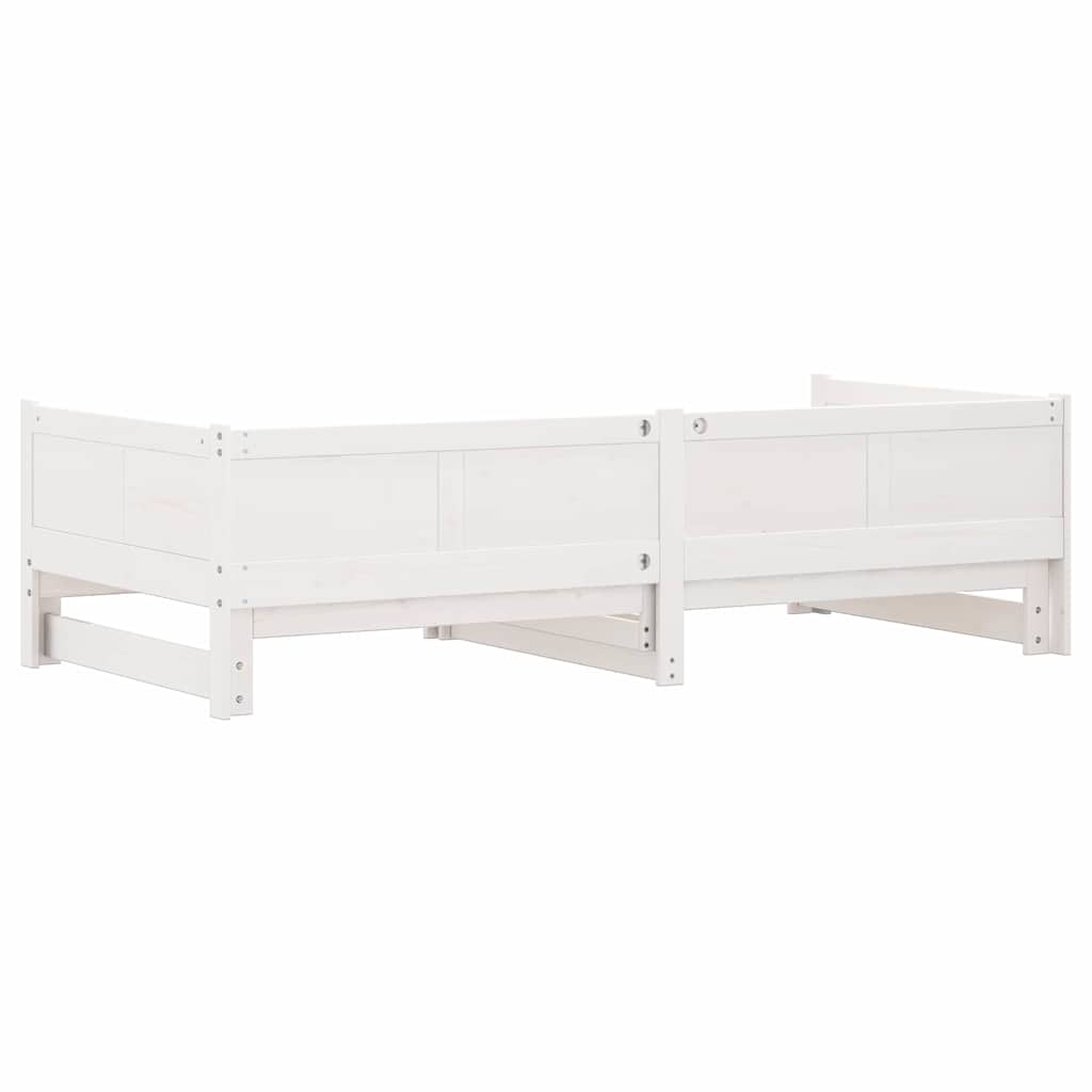 Letto Giorno Estraibile Bianco 203,5 x 184 x 56,5 cm 834679