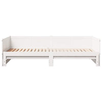 Letto Giorno Estraibile Bianco 203,5 x 184 x 56,5 cm 834679