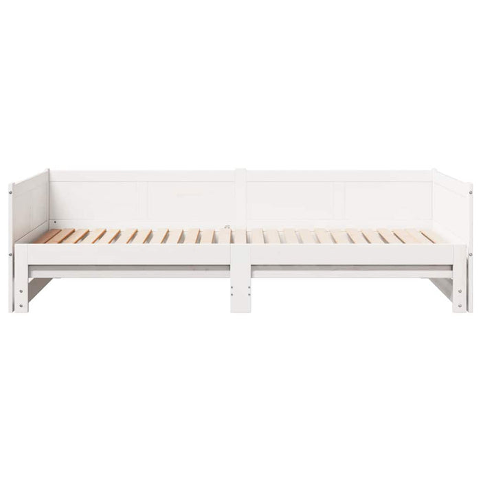 Letto Giorno Estraibile Bianco 203,5 x 184 x 56,5 cm 834679