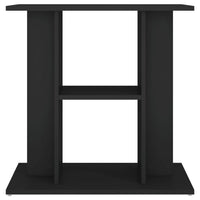 Supporto per Acquario 60x30x60 cm in Legno Multistrato Nero 833568