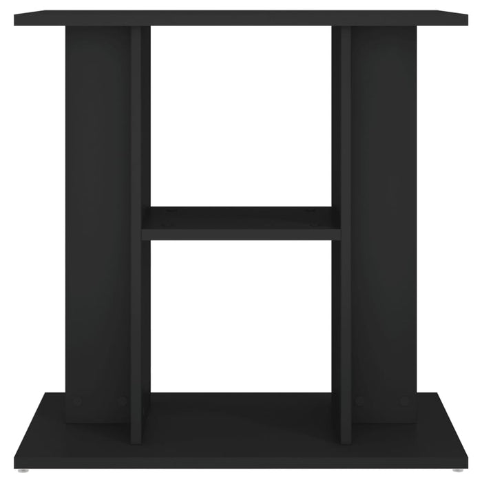 Supporto per Acquario 60x30x60 cm in Legno Multistrato Nero 833568