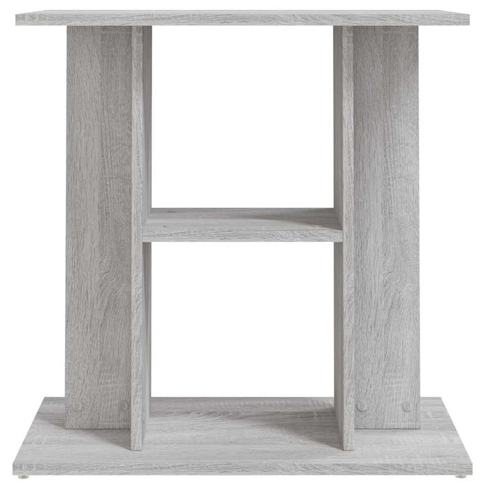 Supporto per acquario Grigio Sonoma 60x30x60 cm in legno ingegnerizzato 833573
