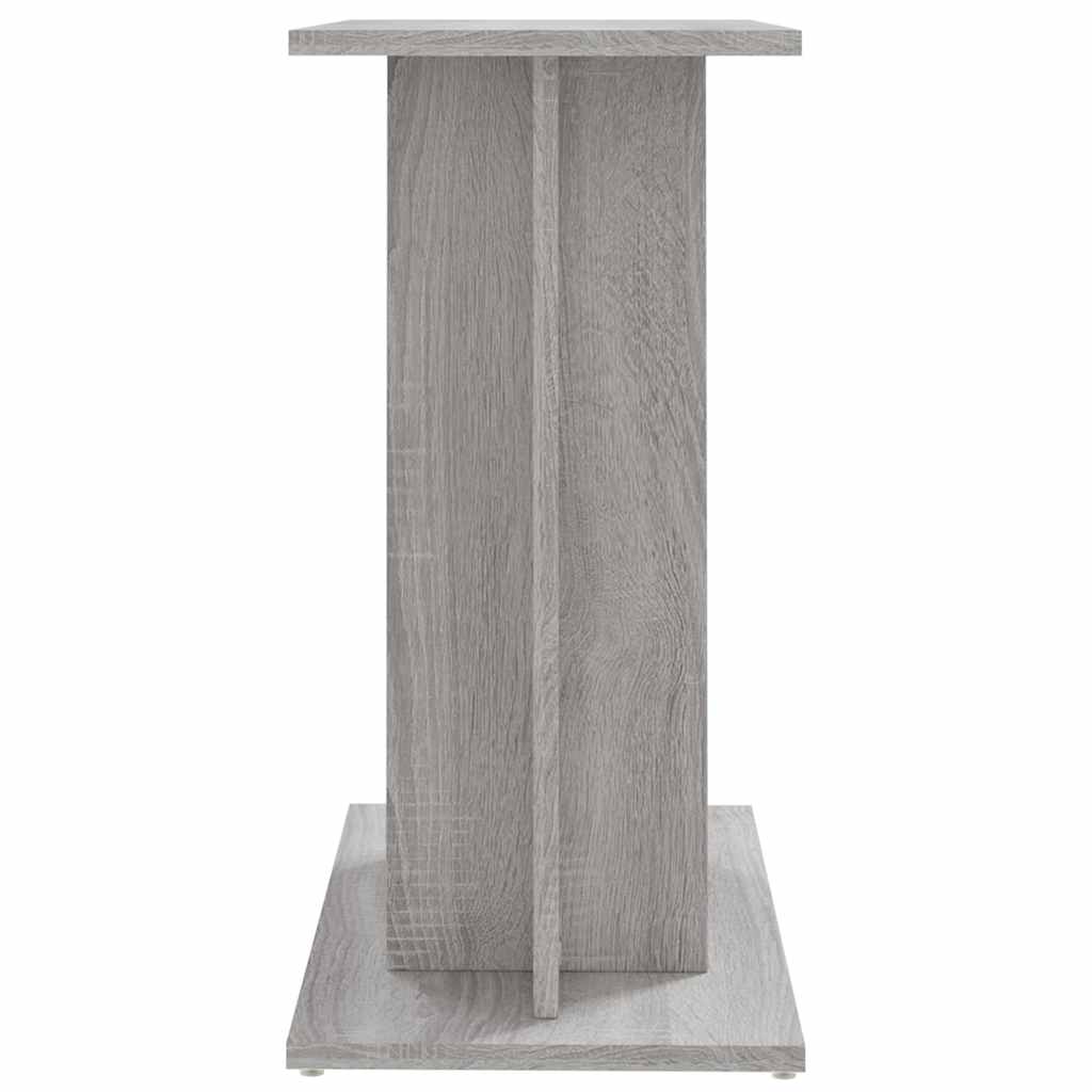 Supporto per acquario Grigio Sonoma 60x30x60 cm in legno ingegnerizzato 833573