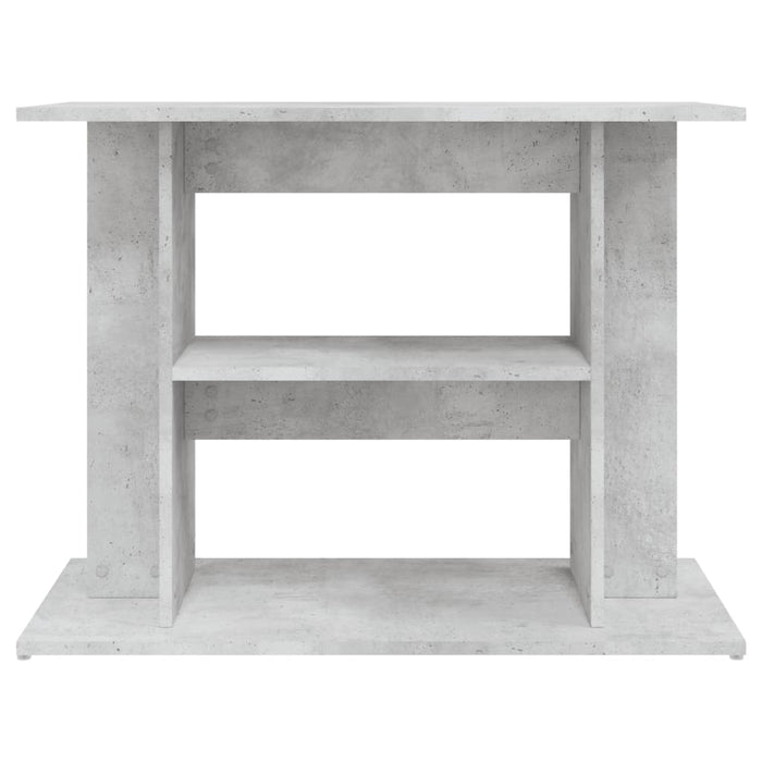 Supporto per acquario in cemento grigio 80x35x60 cm in legno ingegnerizzato 833579