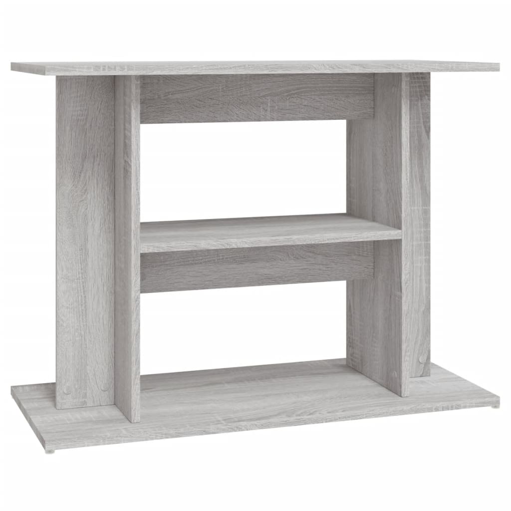 Supporto per acquario Grigio Sonoma 80x35x60 cm in legno ingegnerizzato 833581