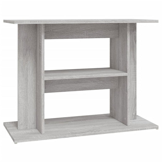 Supporto per acquario Grigio Sonoma 80x35x60 cm in legno ingegnerizzato 833581