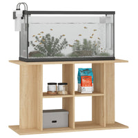Supporto per acquario in rovere Sonoma 100x40x60 cm in legno ingegnerizzato 833586