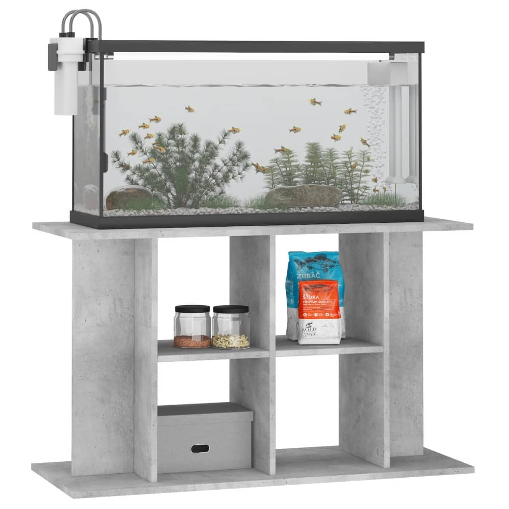 Supporto per acquario in cemento grigio 100x40x60 cm in legno ingegnerizzato 833587