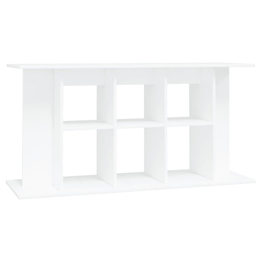 Mobiletto portaoggetti per acquario 120 x 40 x 60 cm in legno ingegnerizzato bianco 02_0045047