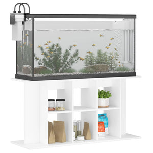 Supporto per Acquario 120x40x60 cm in Legno Multistrato Bianco 833591