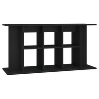 Mobiletto portaoggetti per acquario 120 x 40 x 60 cm in legno ingegnerizzato nero 02_0045050