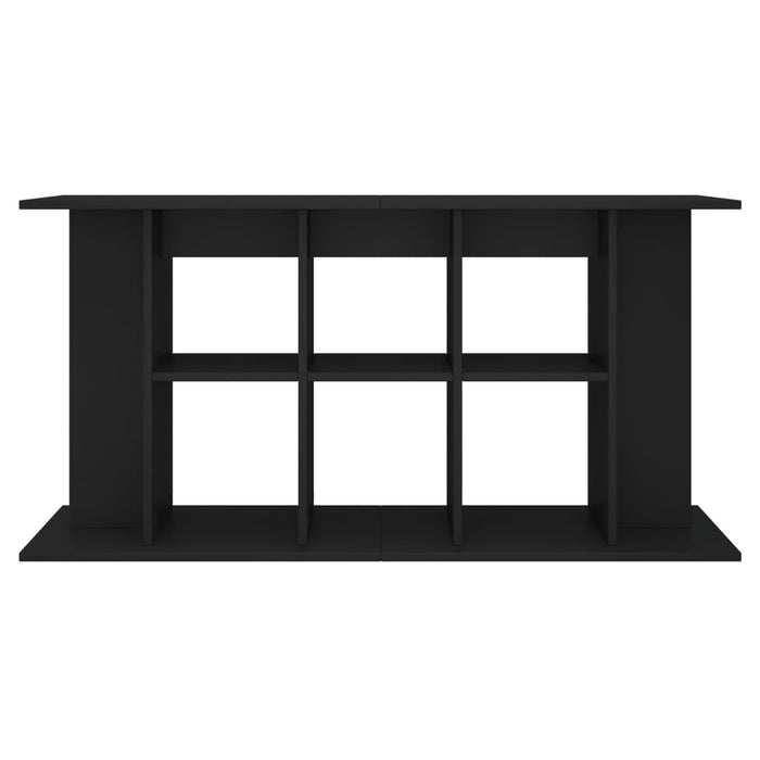 Supporto per Acquario 120x40x60 cm in Legno Multistrato Nero 833592