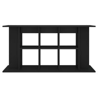 Mobiletto portaoggetti per acquario 120 x 40 x 60 cm in legno ingegnerizzato nero 02_0045050
