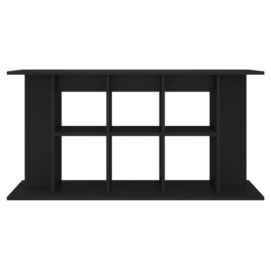 Mobiletto portaoggetti per acquario 120 x 40 x 60 cm in legno ingegnerizzato nero 02_0045050