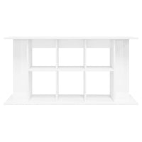 Supporto Acquario 120x40x60 cm Legno Multistrato Bianco Lucido 833593