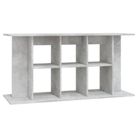 Mobiletto portaoggetti per acquario 120 x 40 x 60 cm in legno ingegnerizzato grigio 02_0045049