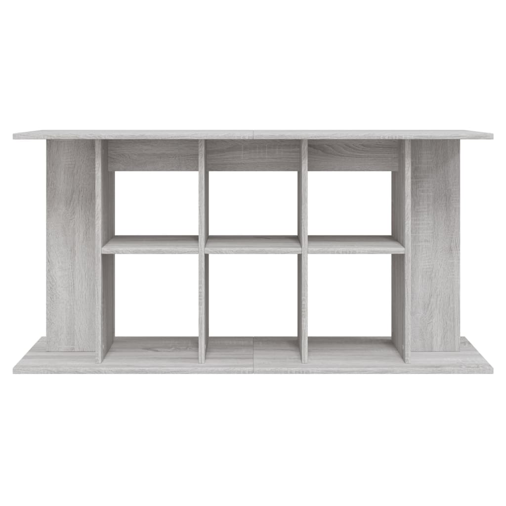 Mobiletto portaoggetti per acquario Sonoma 120 x 40 x 60 cm in legno ingegnerizzato grigio 02_0045086