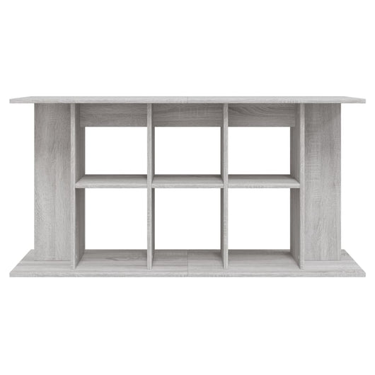 Mobiletto portaoggetti per acquario Sonoma 120 x 40 x 60 cm in legno ingegnerizzato grigio 02_0045086