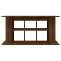 Supporto Acquario 120x40x60 cm Legno Multistrato Rovere Marrone 833598