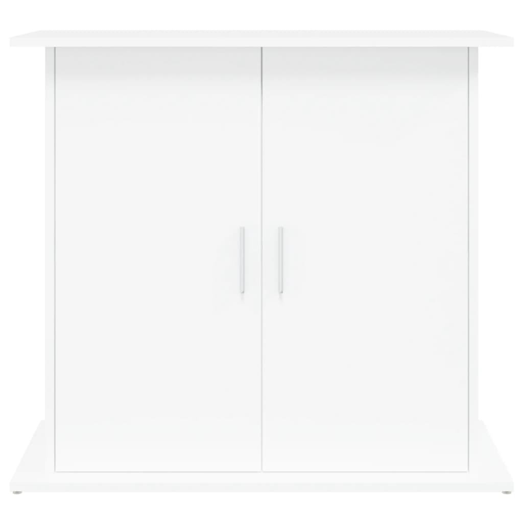 Mobiletto portaoggetti per acquario 81 x 36 x 73 cm in legno ingegnerizzato bianco 02_0045073