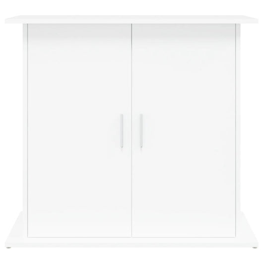 Mobiletto portaoggetti per acquario 81 x 36 x 73 cm in legno ingegnerizzato bianco 02_0045073