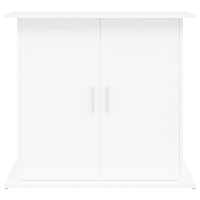 Supporto per Acquario Bianco 81x36x73 cm in Legno Multistrato