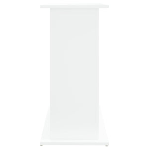 Supporto per Acquario Bianco 81x36x73 cm in Legno Multistrato 833599