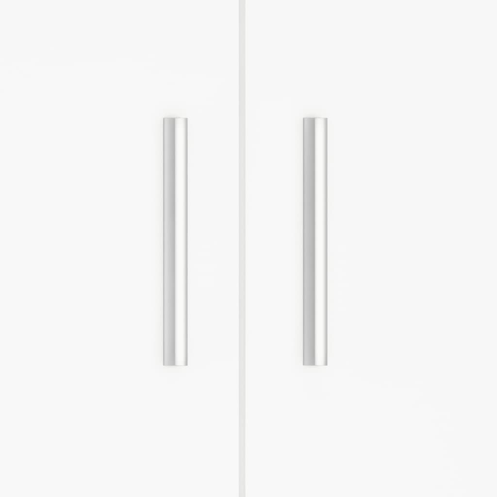 Supporto per Acquario Bianco 81x36x73 cm in Legno Multistrato 833599