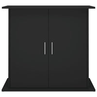 Supporto per Acquario 81x36x73 cm in Legno Multistrato Nero 833600
