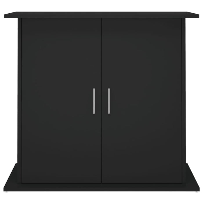 Supporto per Acquario 81x36x73 cm in Legno Multistrato Nero 833600