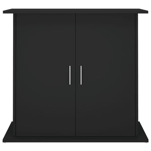Mobiletto portaoggetti per acquario 81 x 36 x 73 cm in legno ingegnerizzato nero 02_0045078
