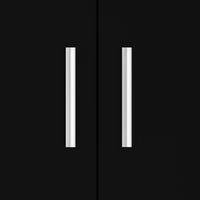 Supporto per Acquario 81x36x73 cm in Legno Multistrato Nero 833600