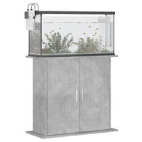 Supporto per acquario in cemento grigio 81x36x73 cm in legno ingegnerizzato 833603